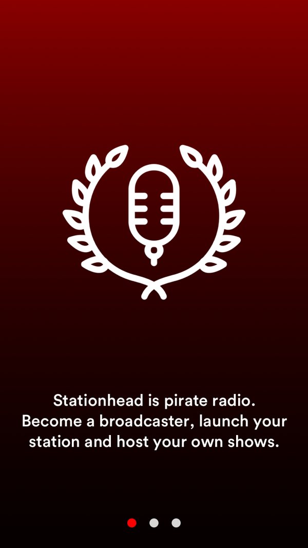 Stationhead intro card: become a broadcaster and host your own shows.
